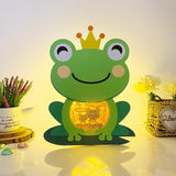 Frog Couple - Frog Papercut Lightbox File - 7.9x10.4" - Cricut File - LightBoxGoodMan - LightboxGoodman