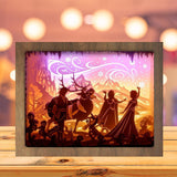 Frozen 3 - Paper Cutting Light Box - LightBoxGoodman - LightboxGoodman