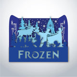 Frozen - Paper Cut Mini-Showcase File - Cricut File - 10x12cm - LightBoxGoodMan