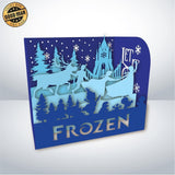 Frozen - Paper Cut Mini-Showcase File - Cricut File - 10x12cm - LightBoxGoodMan - LightboxGoodman