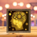 Gear Brain - Paper Cutting Light Box - LightBoxGoodman