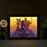 Genshin Impact - Paper Cut Light Box File - Cricut File - 20x26cm - LightBoxGoodMan - LightboxGoodman