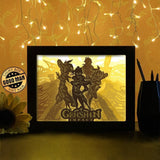 Genshin Impact - Paper Cutting Light Box - LightBoxGoodman - LightboxGoodman