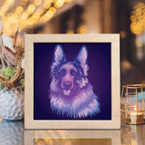 German Shepherd – Paper Cut Light Box File - Cricut File - 8x8 inches - LightBoxGoodMan - LightboxGoodman