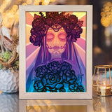 Ghost Bride - Paper Cut Light Box File - Cricut File - 20x26cm - LightBoxGoodMan