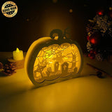 Ghost - Paper Cut PumpKin Light Box File - Cricut File - 16.6x17.5 cm - LightBoxGoodMan - LightboxGoodman