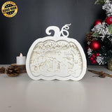 Ghost - Paper Cut PumpKin Light Box File - Cricut File - 16.6x17.5 cm - LightBoxGoodMan - LightboxGoodman