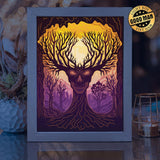 Ghost Tree – Paper Cut Light Box File - Cricut File - 20x26cm - LightBoxGoodMan - LightboxGoodman