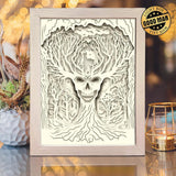 Ghost Tree – Paper Cut Light Box File - Cricut File - 20x26cm - LightBoxGoodMan - LightboxGoodman