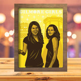 Gilmore Girls - Paper Cutting Light Box - LightBoxGoodman - LightboxGoodman