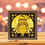 Gingerbread Gnome - Paper Cutting Light Box - LightBoxGoodman