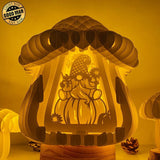 Gnome - 3D Pop-up Light Box Mushroom File - Cricut File - LightBoxGoodMan - LightboxGoodman