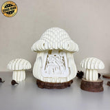 Gnome - 3D Pop-up Light Box Mushroom File - Cricut File - LightBoxGoodMan - LightboxGoodman