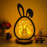 Gnome Easter 1 - Paper Cut Bunny Light Box File - Cricut File - 6.4x10.9 Inches - LightBoxGoodMan - LightboxGoodman