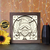 Gnome Love - Paper Cutting Light Box - LightBoxGoodman - LightboxGoodman