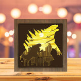 Godzilla 1- Paper Cutting Light Box - LightBoxGoodman