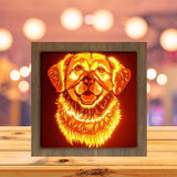 Golden Retriever - Paper Cutting Light Box - LightBoxGoodman