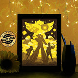 Goldorak - Paper Cutting Light Box - LightBoxGoodman - LightboxGoodman