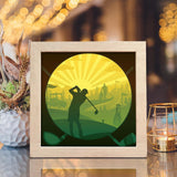 Golf 1 – Paper Cut Light Box File - Cricut File - 20x20cm - LightBoxGoodMan