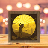 Golf 1 - Paper Cutting Light Box - LightBoxGoodman