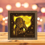 Gollum 1 - Paper Cutting Light Box - LightBoxGoodman - LightboxGoodman