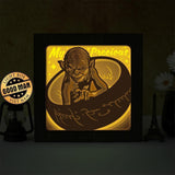 Gollum 2 - Paper Cut Light Box File - Cricut File - 20x20cm - LightBoxGoodMan - LightboxGoodman