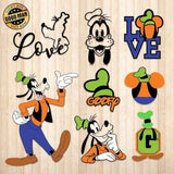 Goofy - Cricut File - Svg, Png, Dxf, Eps - LightBoxGoodMan - LightboxGoodman