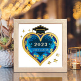 Graduation Gift 4 – Personalized Papercut Lightbox File - 8x8