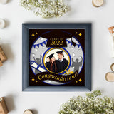 Graduation Gift – Personalized Papercut Lightbox File - 8x8" - Cricut File - LightBoxGoodMan - LightboxGoodman