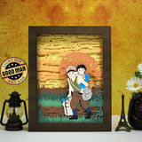 Grave Of The Fireflies - Colored Paper Cut Light Box File - Cricut File - 20x26cm - LightBoxGoodMan - LightboxGoodman