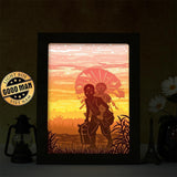 Grave Of The Fireflies – Paper Cut Light Box File - Cricut File - 20x26cm - LightBoxGoodMan - LightboxGoodman