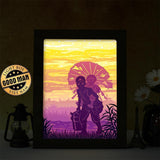 Grave Of The Fireflies – Paper Cut Light Box File - Cricut File - 20x26cm - LightBoxGoodMan - LightboxGoodman