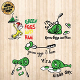 Green Eggs And Ham - Cricut File - Svg, Png, Dxf, Eps - LightBoxGoodMan - LightboxGoodman