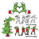 Grinch Christmas 2 - Cricut File - Svg, Png, Dxf, Eps - LightBoxGoodMan