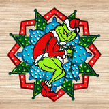 Grinch Christmas - Paper 3D Layered File - Cricut File - 20x20cm - LightBoxGoodMan