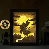 Guardian Angel – Paper Cut Light Box File - Cricut File - 20x26cm - LightBoxGoodMan - LightboxGoodman