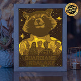 Guardians of the Galaxy Vol. 3 – Paper Cut Light Box File - Cricut File - 20x26cm - LightBoxGoodMan - LightboxGoodman