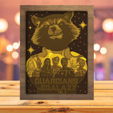 Guardians of the Galaxy Vol. 3 - Paper Cutting Light Box - LightBoxGoodman - LightboxGoodman