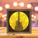 Guitar 2 - Paper Cutting Light Box - LightBoxGoodman - LightboxGoodman