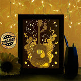 Guitar - Paper Cutting Light Box - LightBoxGoodman - LightboxGoodman