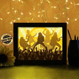 Guns N' Roses - Paper Cutting Light Box - LightBoxGoodman - LightboxGoodman