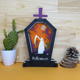 Halloween 1 - 3D Pop-up Light Box Headstone File - Cricut File - LightBoxGoodMan