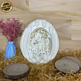 Halloween 1 - Easter Egg 3D Pop-up File - Cricut File - 5.8x4.8" - LightBoxGoodMan - LightboxGoodman