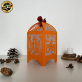 Halloween 1 - Paper Cut Lantern File - Cricut File - 10,5x20,6cm - LightBoxGoodMan - LightboxGoodman