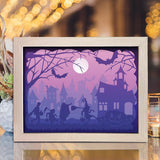 Halloween 1 – Paper Cut Light Box File - Cricut File - 20x26cm - LightBoxGoodMan