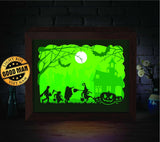 Halloween 1 – Paper Cut Light Box File - Cricut File - 20x26cm - LightBoxGoodMan - LightboxGoodman