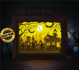 Halloween 1 – Paper Cut Light Box File - Cricut File - 20x26cm - LightBoxGoodMan - LightboxGoodman