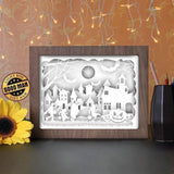 Halloween 1 - Paper Cutting Light Box - LightBoxGoodman - LightboxGoodman