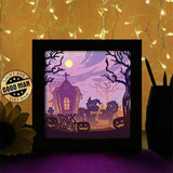 Halloween 12 - Paper Cutting Light Box - LightBoxGoodman - LightboxGoodman