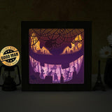 Halloween 19 – Paper Cut Light Box File - Cricut File - 20x20cm - LightBoxGoodMan - LightboxGoodman